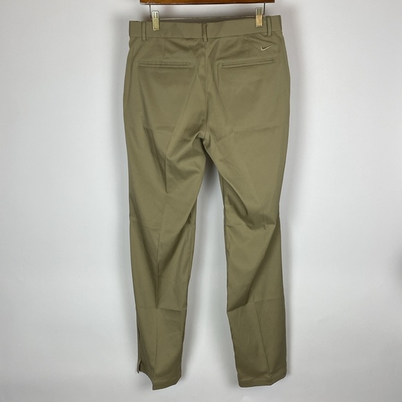 NWT Nike Golf Dri Fit Flat Front Breathable Khaki Pants 833194 Mens Size 30 X 32 - Picture 3 of 10